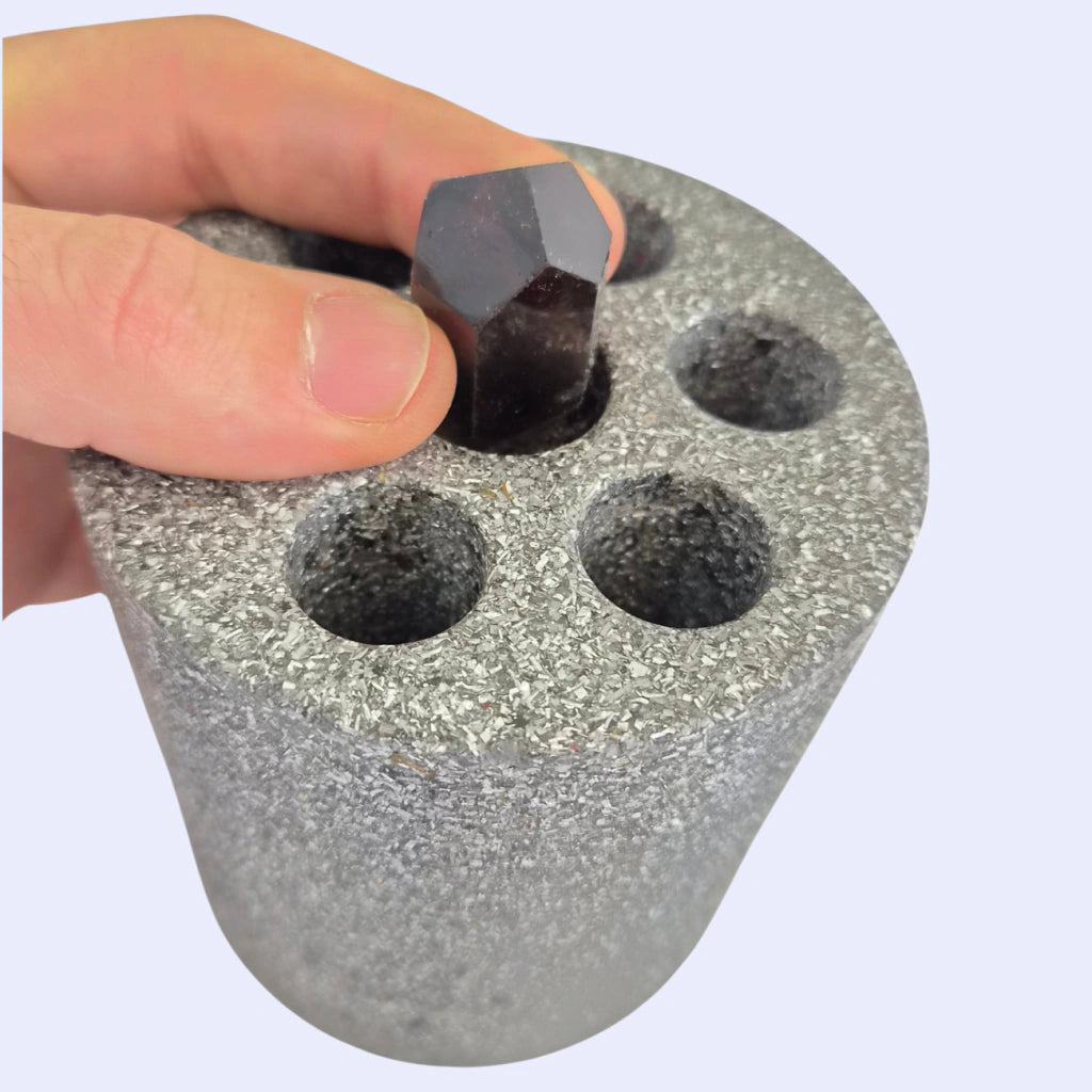 el reactor de cuarzo de la base