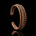 Brazalete de cobre Totémico trenzado envejecido